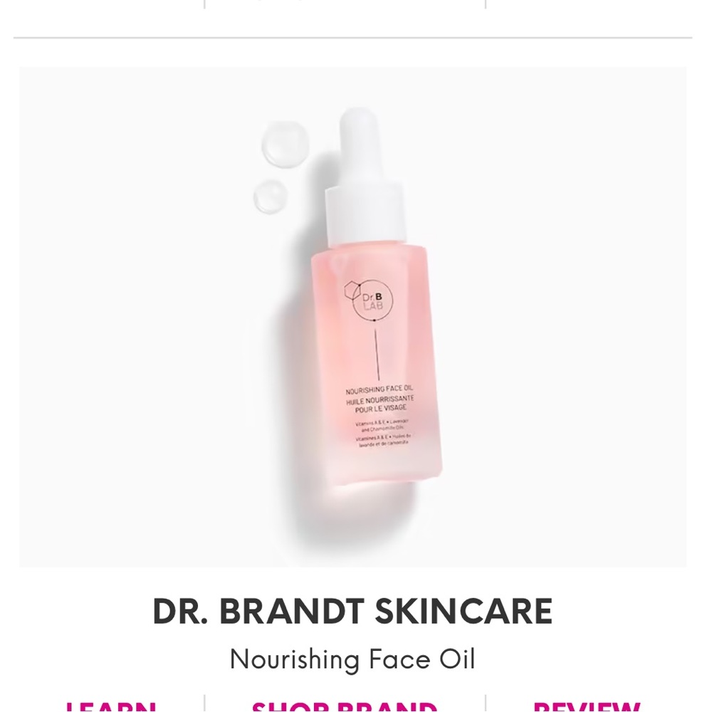 Dr. Brandt Skincare Nourishing Face Oil